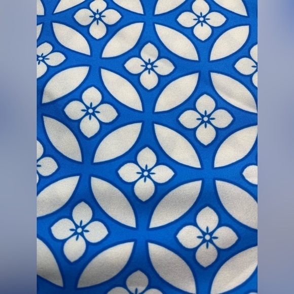 Royal Blue Bohemian Casual Smock Summer Dress - Picture 6 of 6